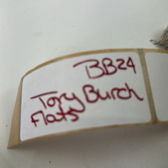 Tory Burch Reva Snake Print Gray Leather Ballet Flat - Picture 10 of 10